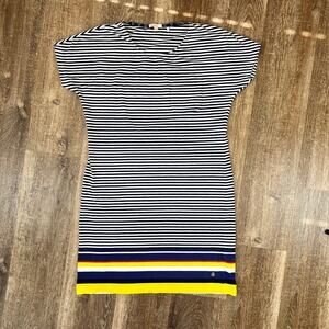 Barbour Harewood Dress in Navy Striped Dress